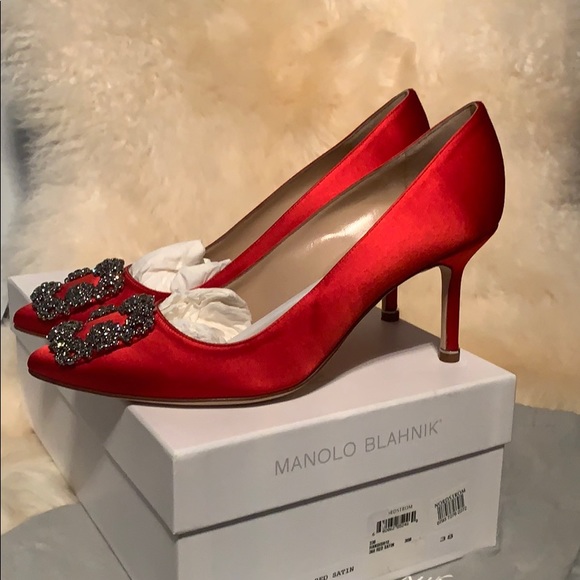 ❌SOLD❌Manolo Blahnik classic red heels - Picture 1 of 3
